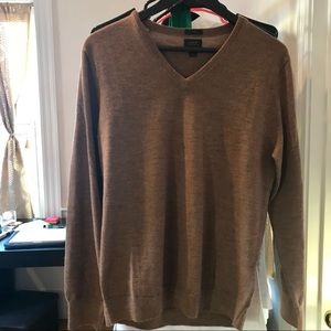 Jcrew Italian merino wool V-neck sweater. New.